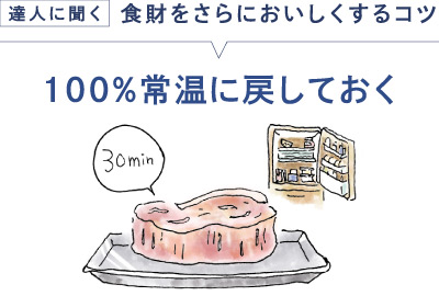 食財をさらにおいしくするコツ