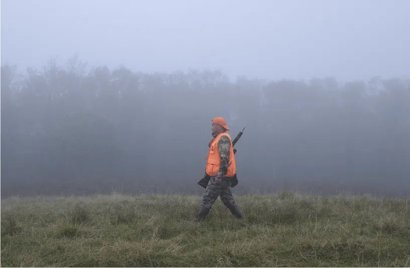 霧の中のハンターさんの写真