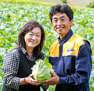 生産者　三浦正美さん・博子さん