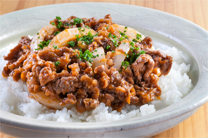 いわて短角牛のケチャップ丼